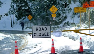 Winter storm forces another closure for Angeles Crest Highway