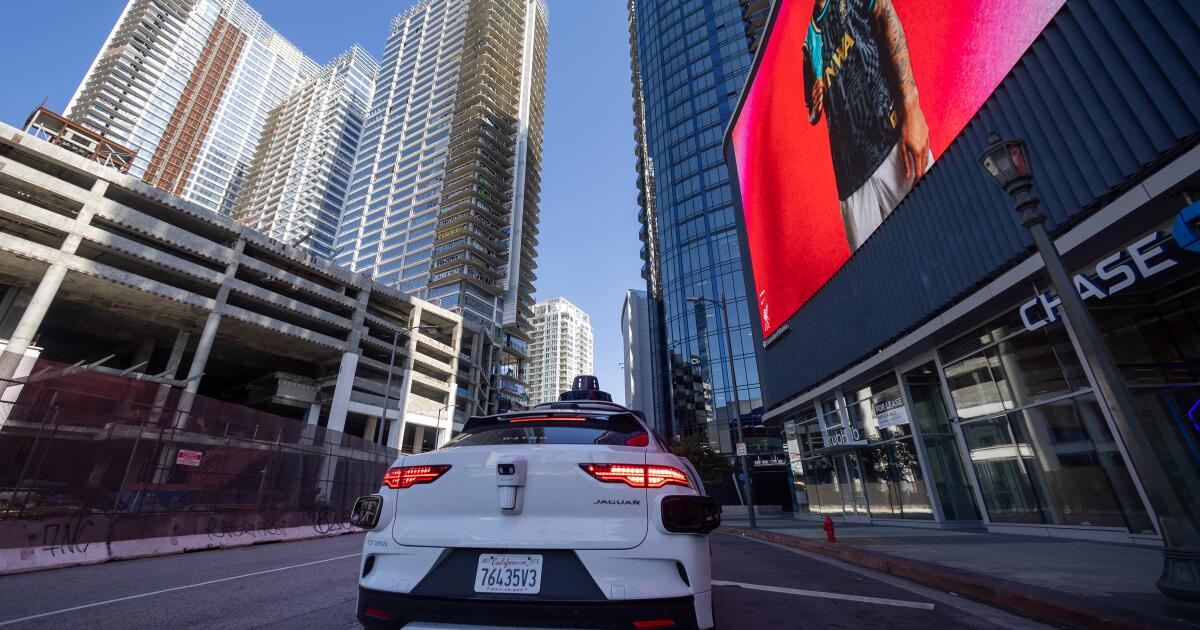 'Waymo problems': Man jumps into trunk of driverless taxi in LA, gets stuck and removed by police