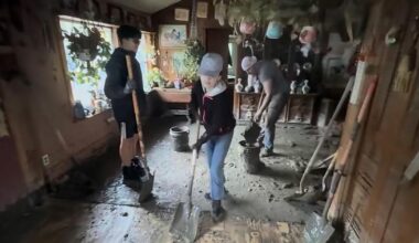 Some SoCal mountain residents are cut off, buried in mud after storm