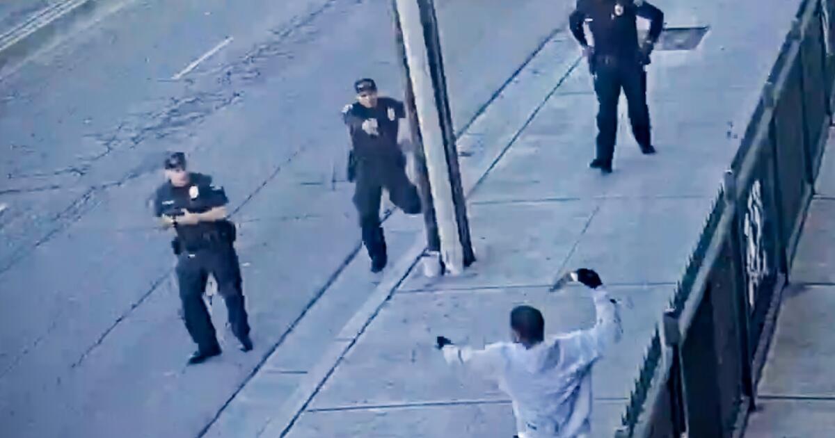 No charges for Huntington Park officers who shot amputee, D.A. says