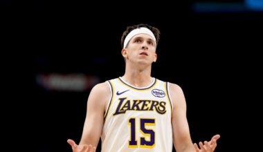 Lakers' Austin Reaves out for at least a month with calf injury