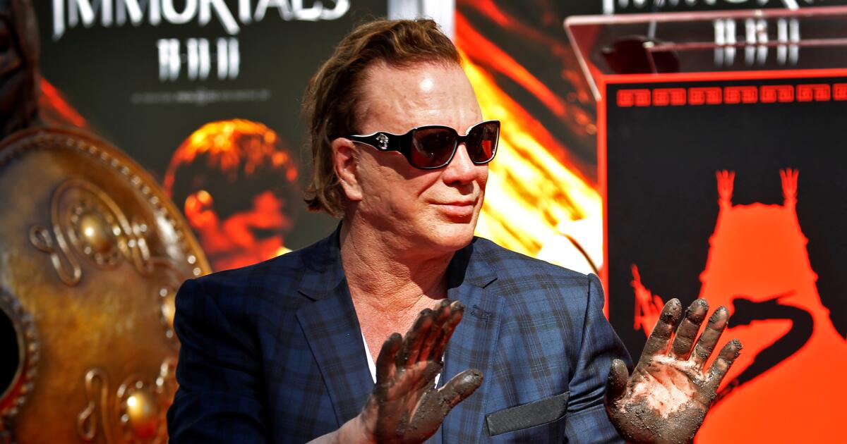 Mickey Rourke faces eviction from L.A. home over $60K in unpaid rent