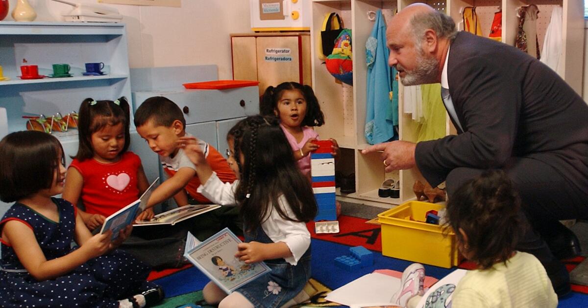 Rob Reiner, an actor and director, also fought for California kids