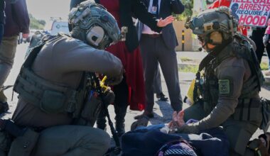 Democratic Rep. Grijalva says federal agents sprayed her during an operation in Arizona