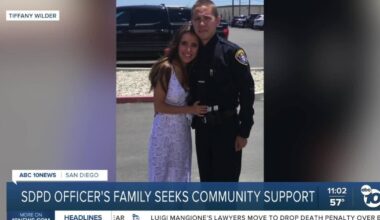 San Diego police officer hit by drunk driver seeks community help