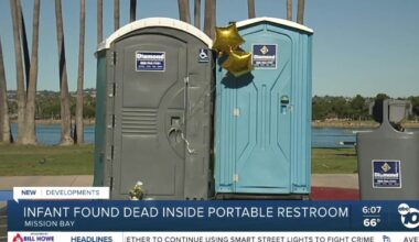 Woman guards Mission Bay porta-potty where baby in second trimester found dead