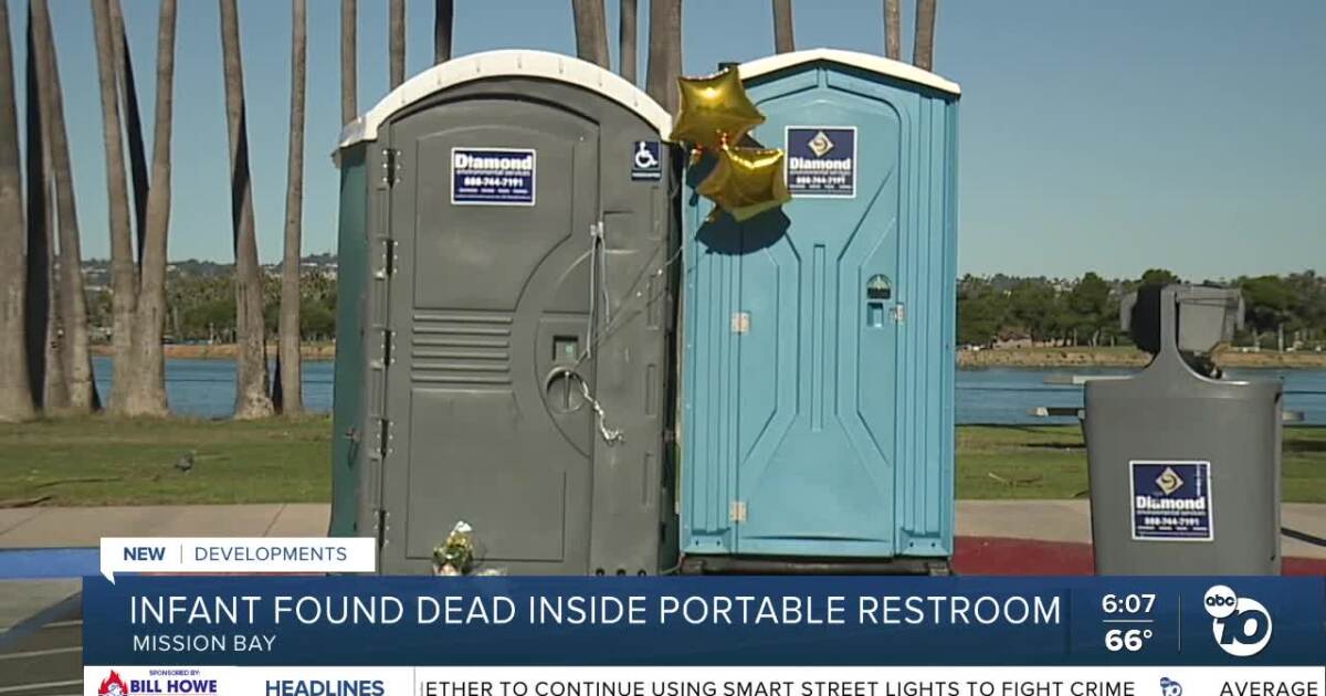 Woman guards Mission Bay porta-potty where baby in second trimester found dead
