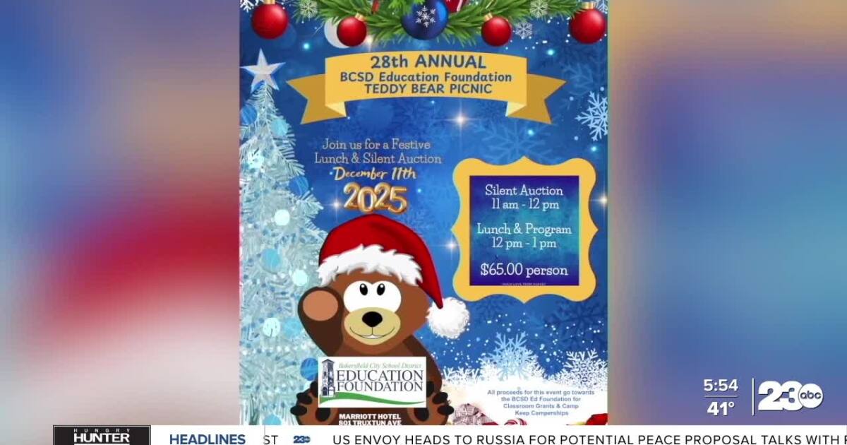 Teddy Bear Picnic fundraiser supports Bakersfield students