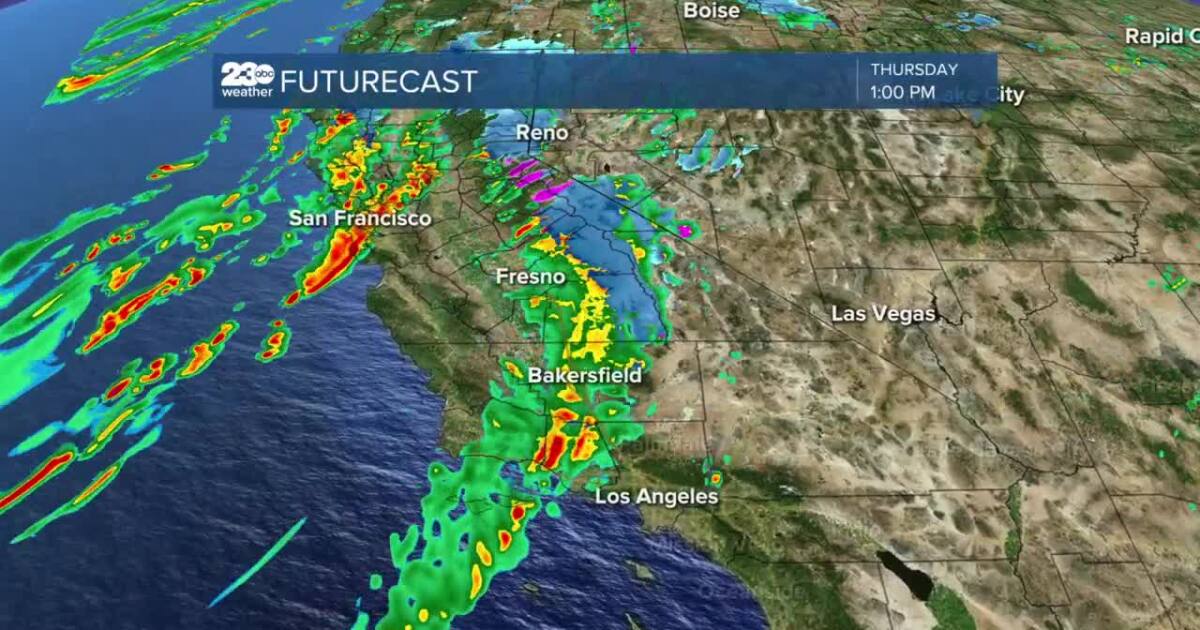 Rain continues Thursday & Friday