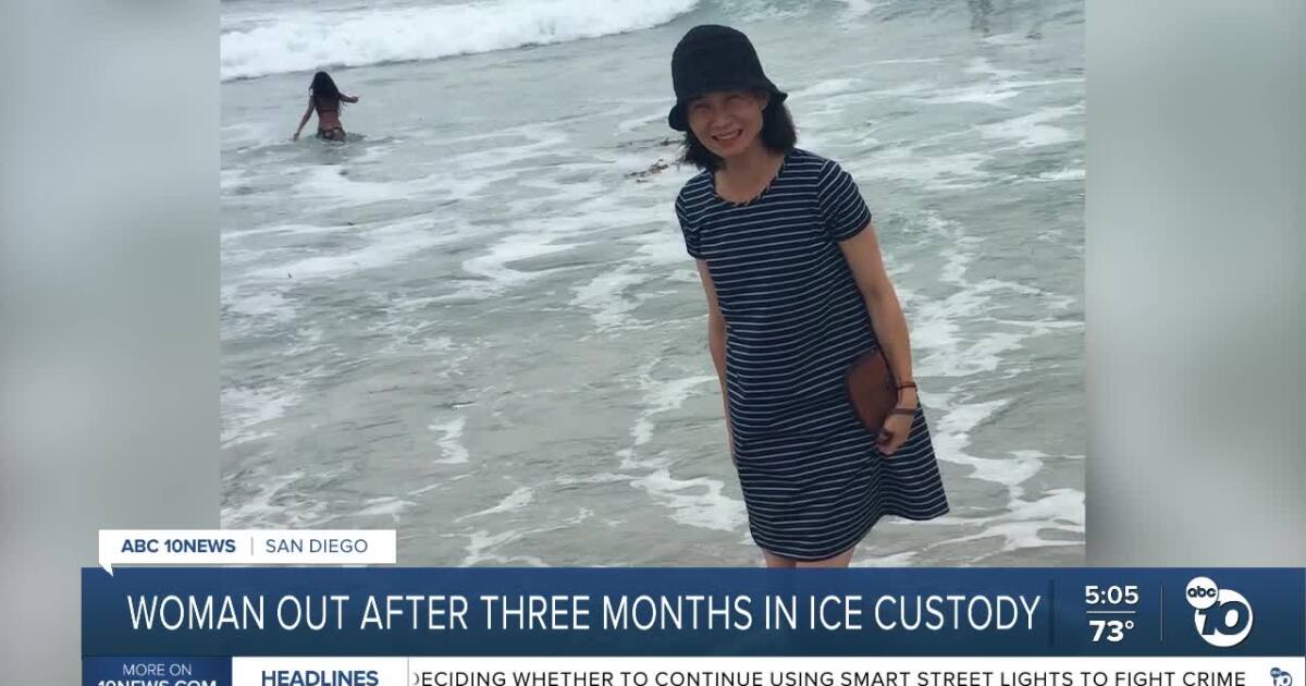 Chinese San Diego woman released from ICE custody after three months