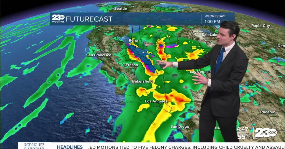 Widespread rain next week