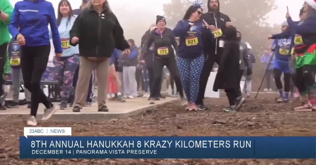 Eighth annual Hanukkah 8K run at the Panorama Vista Preserve this weekend