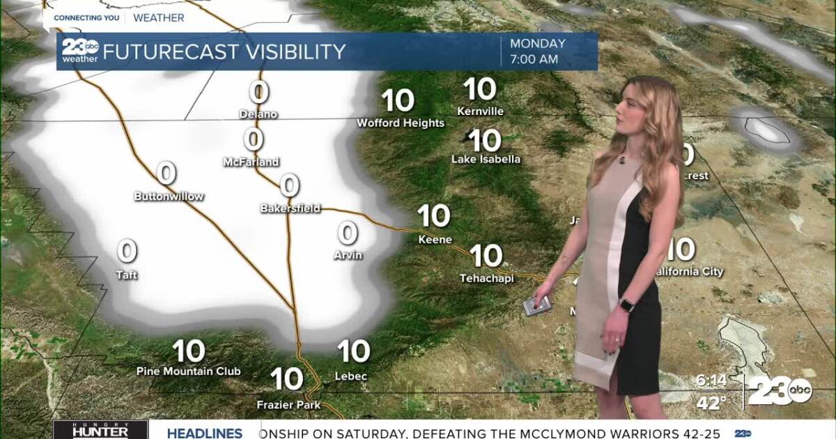 Foggy start to the work week