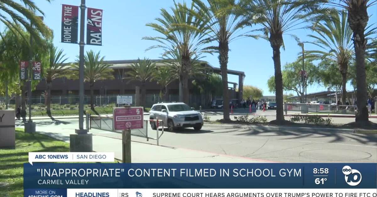 Twitch streamer films 'inappropriate' content in high school gym