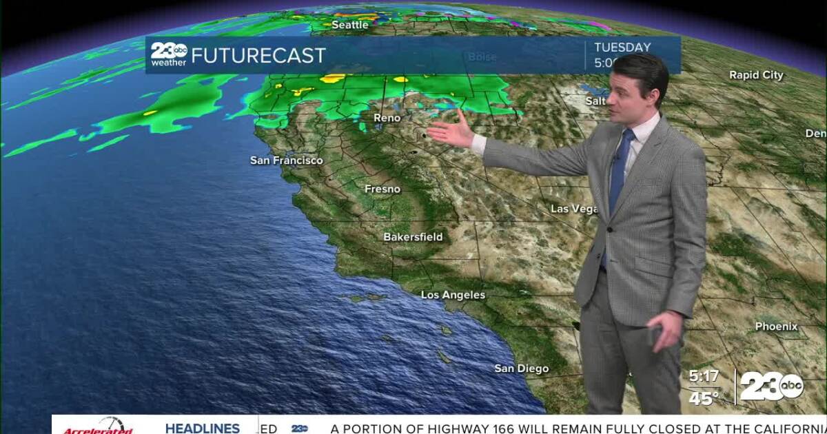 Rain in Northern California, Kern stays dry