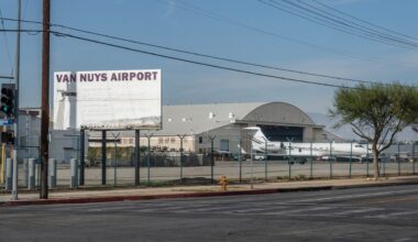 Plane hijacked at Van Nuys Airport in Los Angeles crashes into building