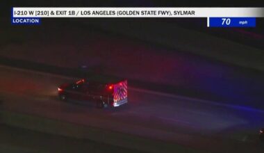 Suspect in custody after leading police on chase in stolen ambulance