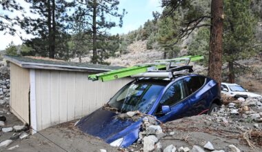 Rain-soaked California still at risk of floods and high surf