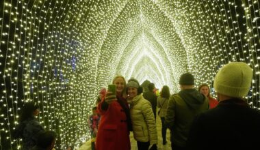 Golden Gate Park's dazzling holiday light display brings joy to the season