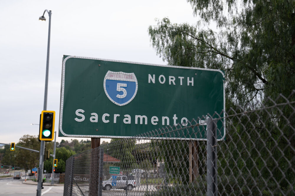 Traffic delays on the northbound side of Interstate 5 following a fatal collision on Tuesday morning Jan. 6, 2026. Katherine Quezada/The Signal