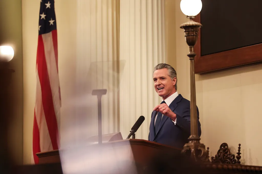 Newsom casts California as a foil to the Trump agenda in his final State of the State