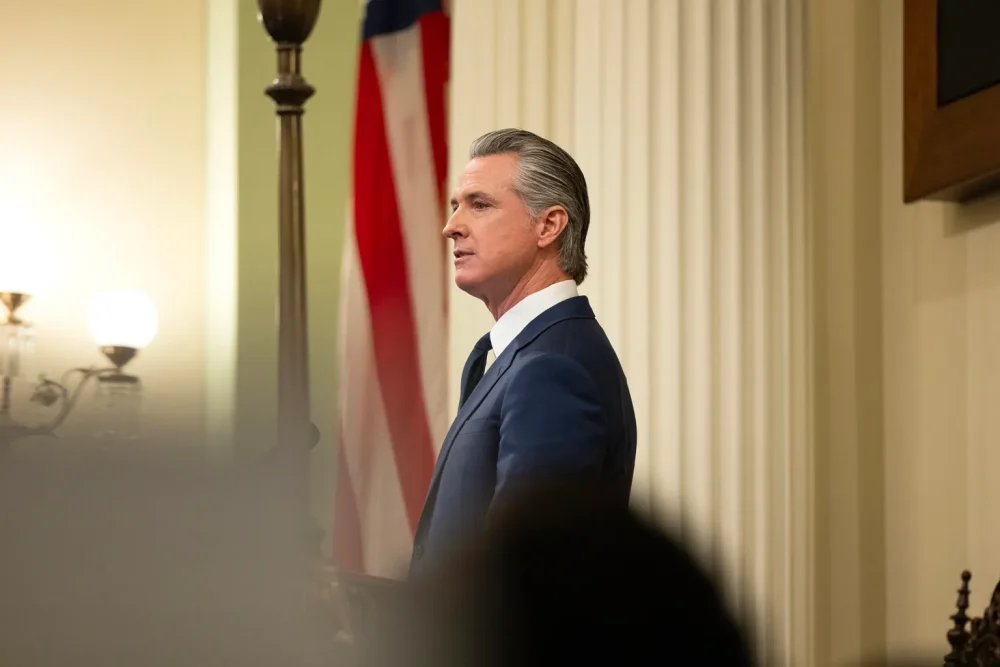 Newsom Casts California As A Foil To The Trump Agenda In His Final State Of The State