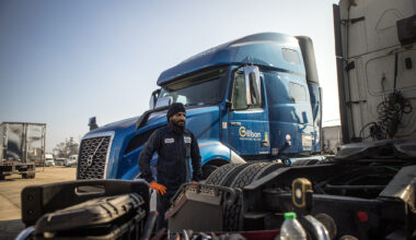 In dispute over CA trucking licenses, one group has the most to lose