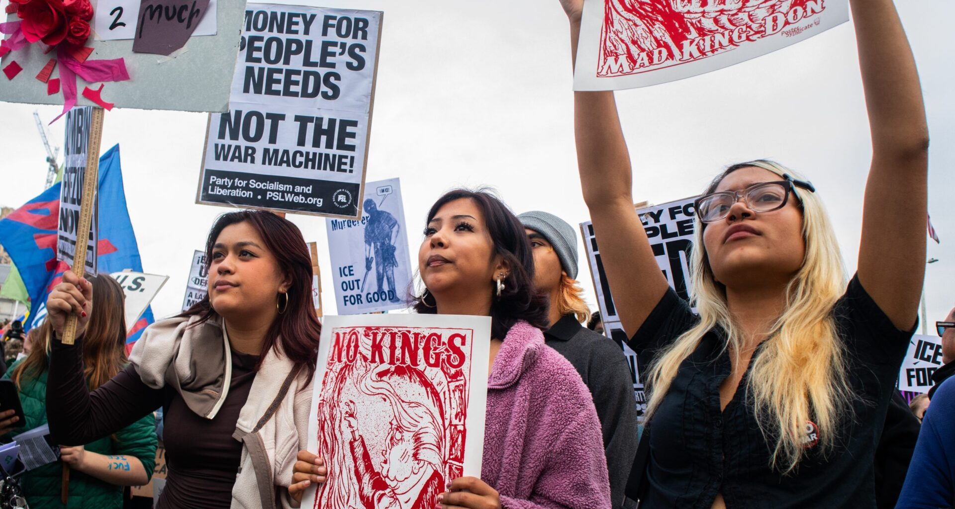Hundreds protest in SF on anniversary of Trump inauguration