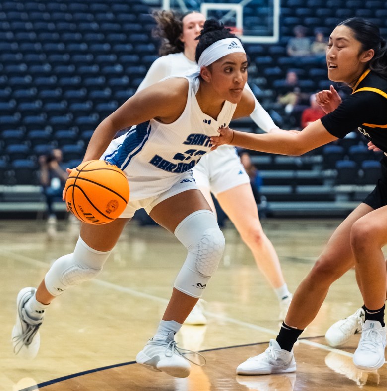 Zoe Shaw made 3-of-8 three-pointers and handed out four assists in UCSB's basketball win over Long Beach State on Saturday.