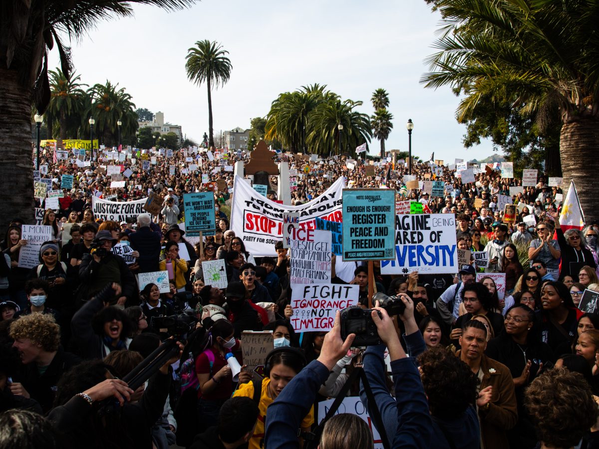 San Francisco joins nationwide anti-ICE walkouts with Dolores Park rally