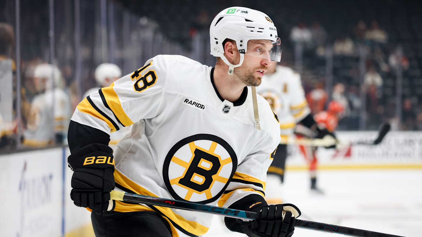 Jeffrey Viel Skating Against the Anaheim Ducks