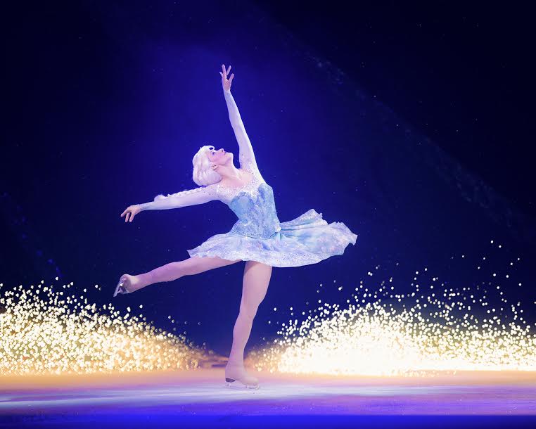 Elsa performs in the Disney On Ice tour “Dream Big.”...