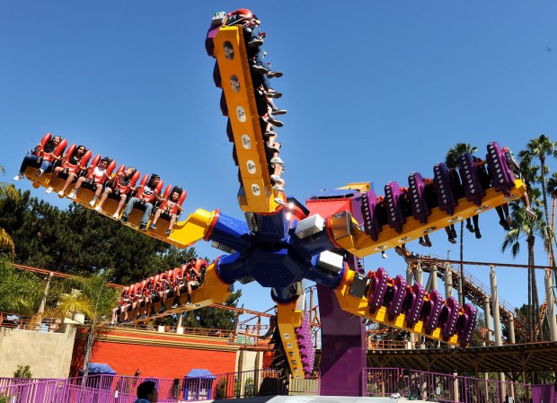 Knott's Berry Farm features their new ride Sol Spin on Wednesday June 14, 2017. (Photo by Keith Durflinger/San Gabriel Valley Tribune/SCNG)