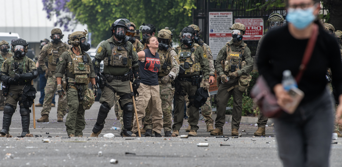 Long Beach and California say they won't yet enforce mask ban on federal agents • Long Beach Post News