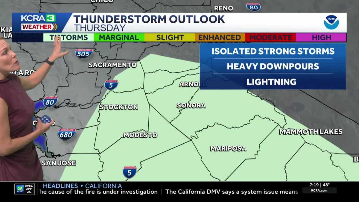 Northern California forecast for New Year's Day rain, weekend snow