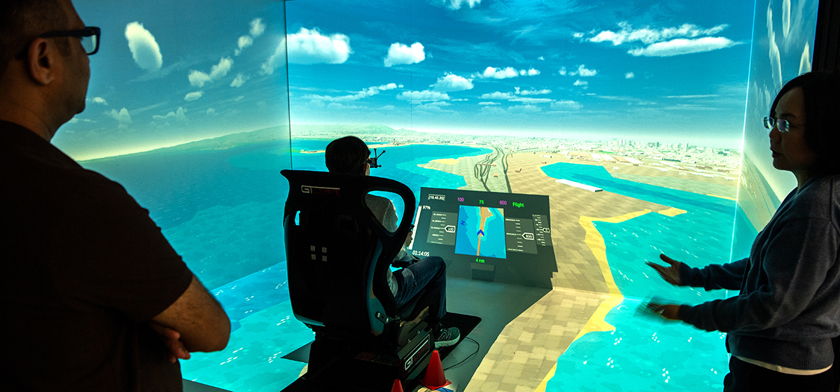 In virtual reality, CSULB students test air taxis of the future • Long Beach Post News