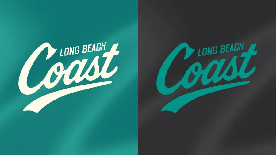 The Long Beach Coast logo as seen in a photo provided by the team in a media release.