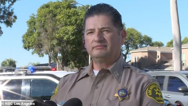 The Los Angeles Sheriff's Department responded to calls of an 'assault with a deadly weapon.' Captain Daniel Holguin said the shooting was a 'tragedy'