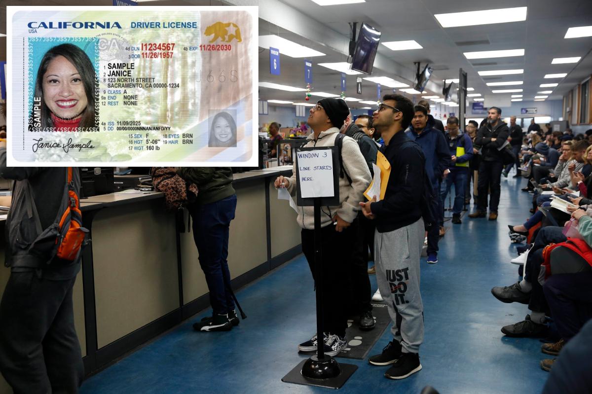 California DMV Real ID error forces 325K people to get new cards