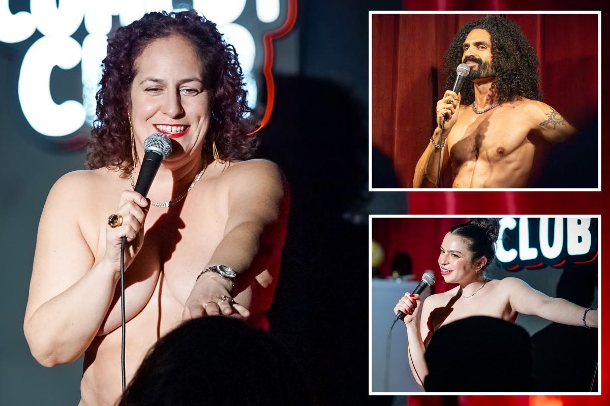 Naked comics gear up to take the stage in Los Angeles