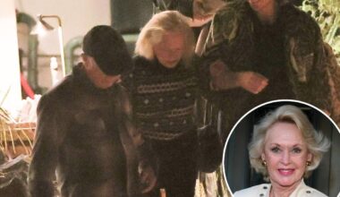 Legendary actress Tippi Hedren, 96, makes a rare public appearance to celebrate her birthday with family