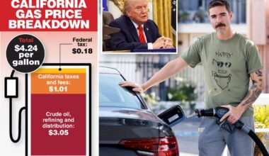 Trump vows to drive down California's gas prices to $2.50