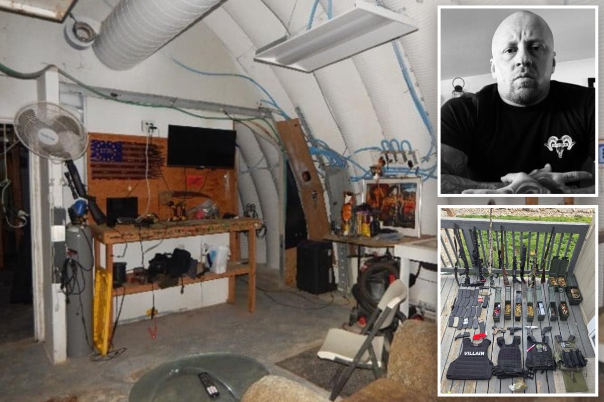 California pot bust reveals secret bunker filled with massive weapons cache