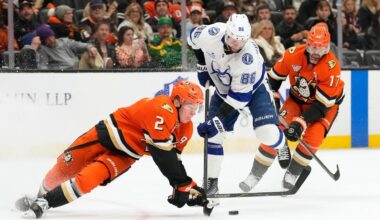 Darren Raddysh scores in OT, Lightning beat Ducks 4-3 in coach Jon Cooper's 1,000th game