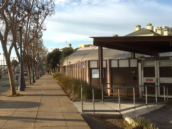 SF’s Embarcadero Homeless Shelter, Once the Center of Outrage, Quietly Gets Two-Year Extension