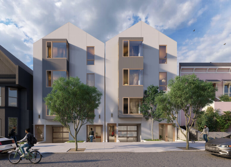 1354 (right) and 1356 (left) York Street, rendering by RG Architecture