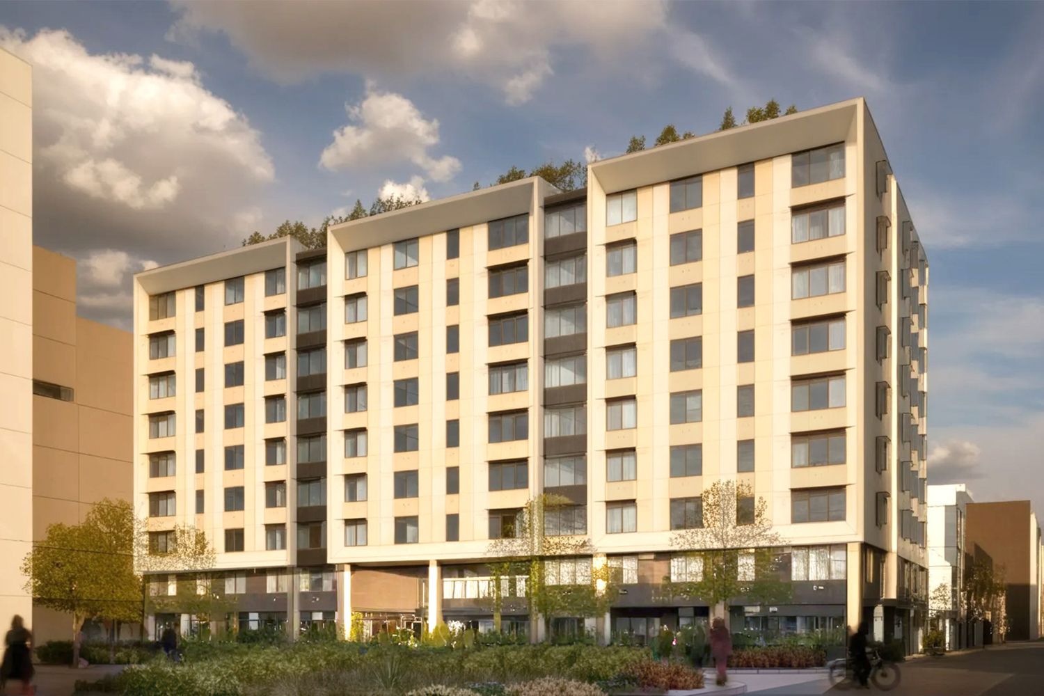 160 Freelon Street, rendering by Leddy Maytum Stacy Architects