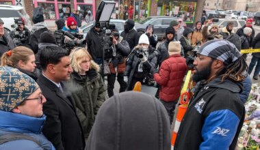 California Congressman visits with KFGO News at the scene of deadly shooting in Minneapolis | The Mighty 790 KFGO