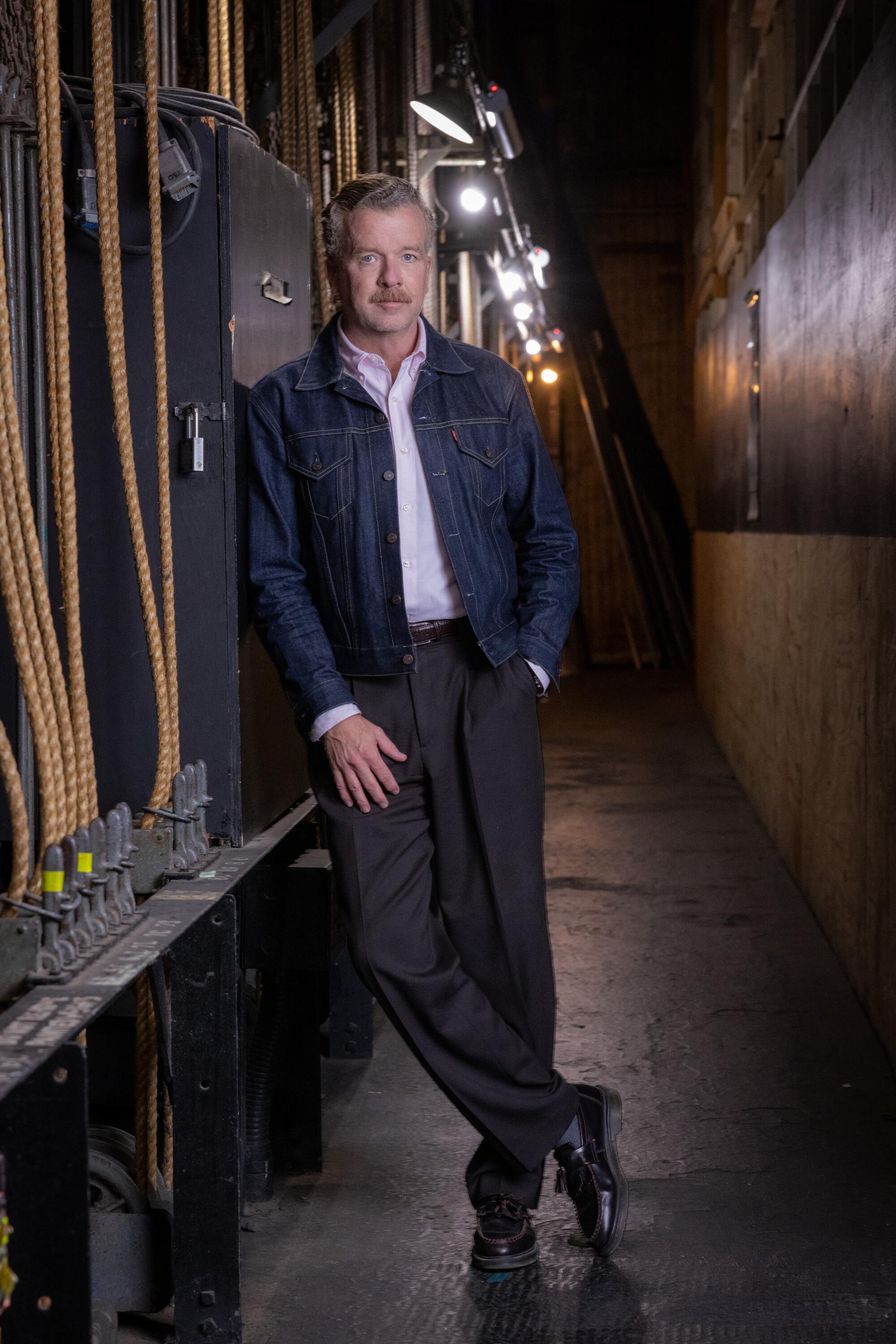 McG inside the soundstage at Chaplin Studios.