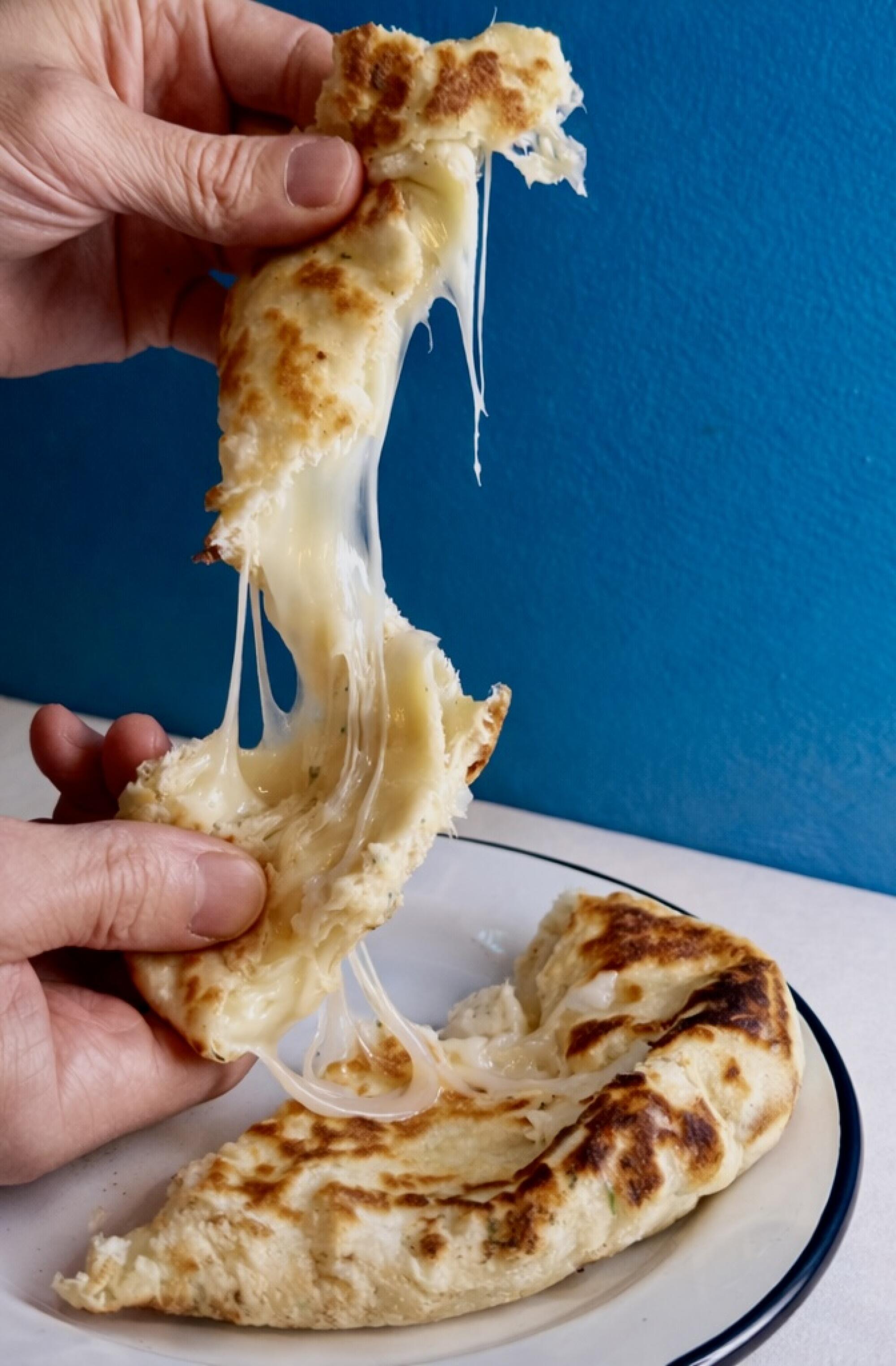 Cheesy bäco bread from Le Dräq in downtown L.A.